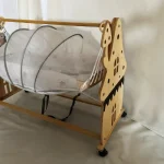 خرید تخت و گهواره نوزاد مدل کلبه