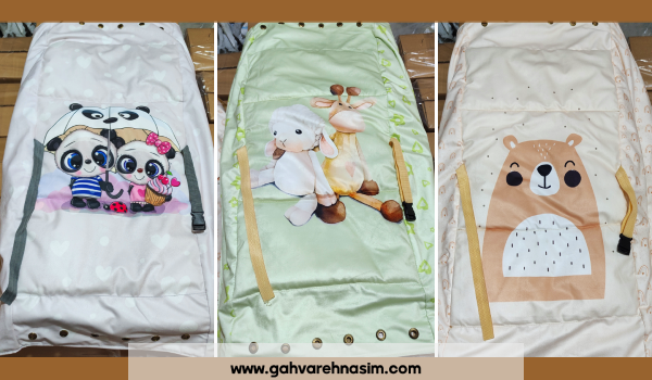 تشک مخصوص گهواره چوبی نوزاد